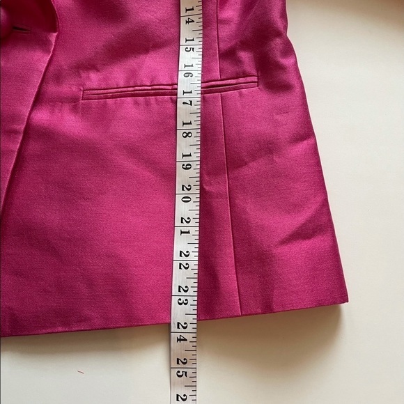 NWT ($200) Talbots Blazer Jacket Coat Office Career Work Pink Jacket, Sz 8 - Picture 14 of 14